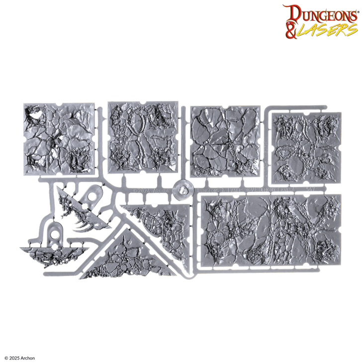 Dungeons & Lasers: Demonic Caves Terrain Set (Unpainted) [5]