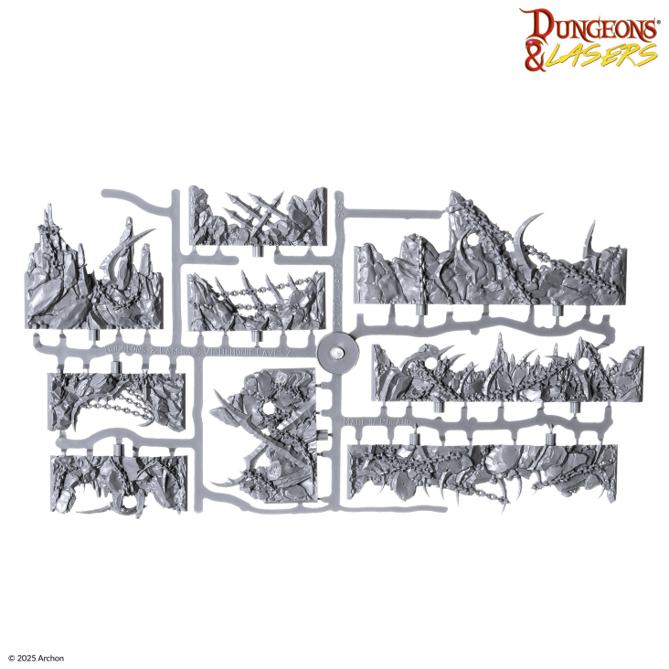 Dungeons & Lasers: Demonic Caves Terrain Set (Unpainted) [7]