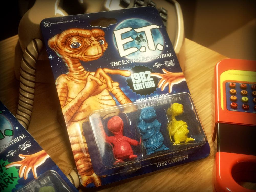 E.T. the Extra-Terrestrial Collector's Set Mini Figures 3-Pack 1982 Edition 5 cm [5]