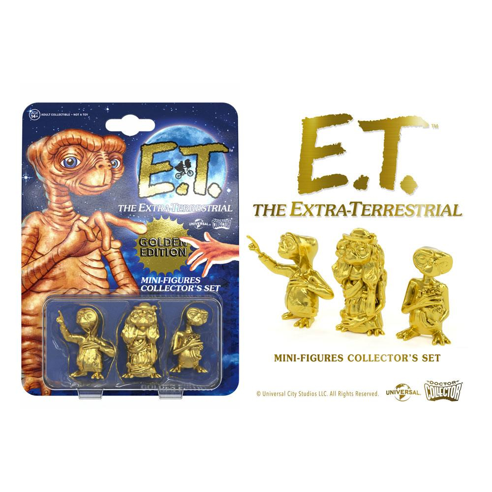 E.T. the Extra-Terrestrial Collector's Set Mini Figures 3-Pack Golden Edition 5 cm [6]