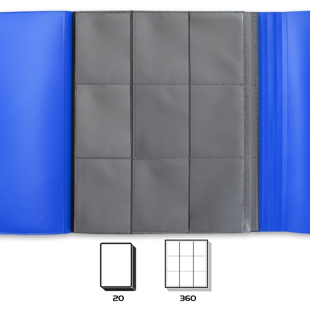Enhance Binder 9 Pocket Card Binder Blue 30 x 25 x 3 cm [2]