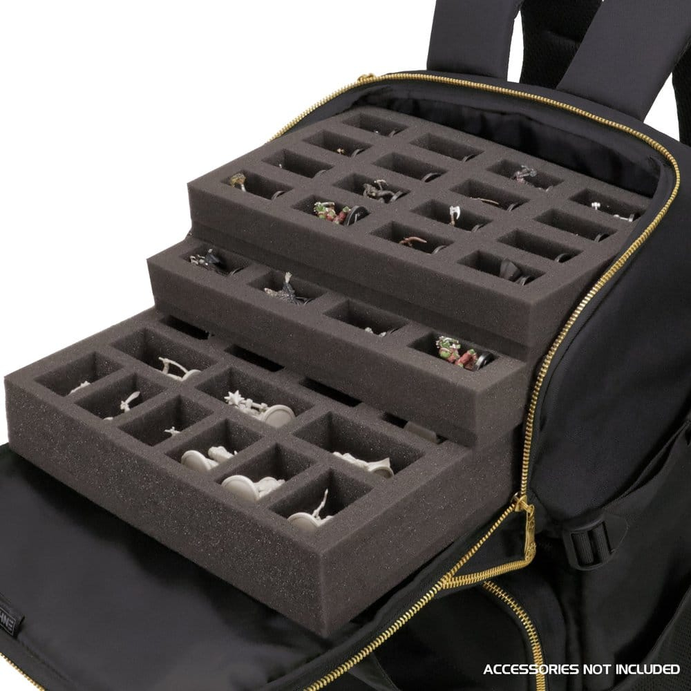 Enhance Miniature Painting Storage Backpack Black [2]