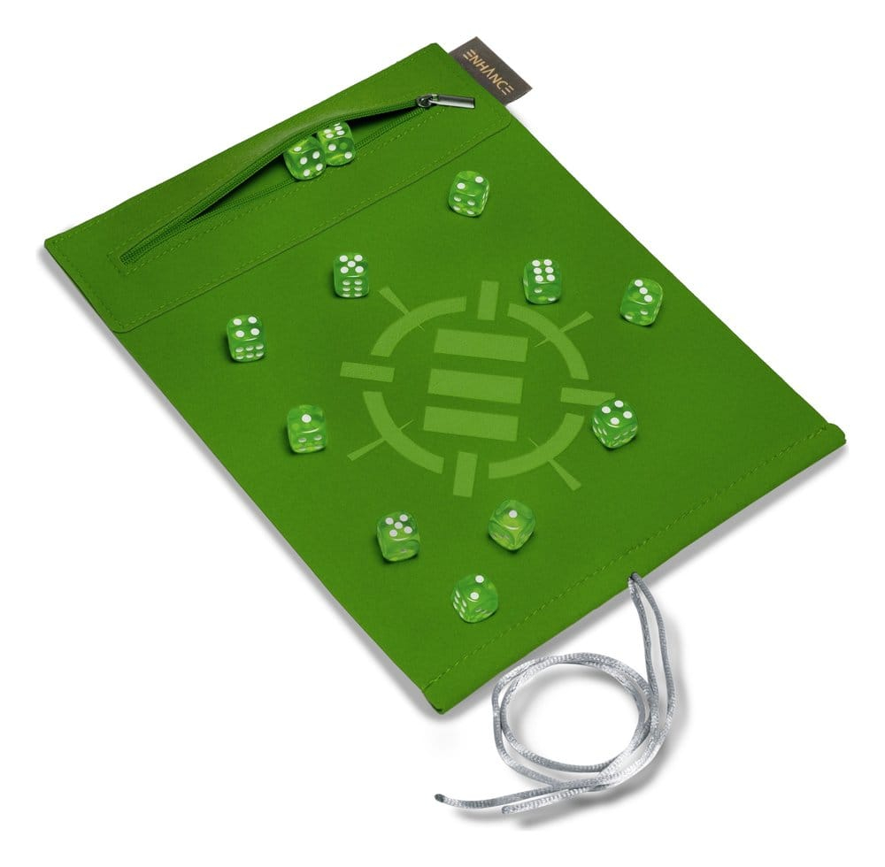 Enhance Tabletop Accessories Roll on a Scroll Dice and Rolling Mat Green [4]