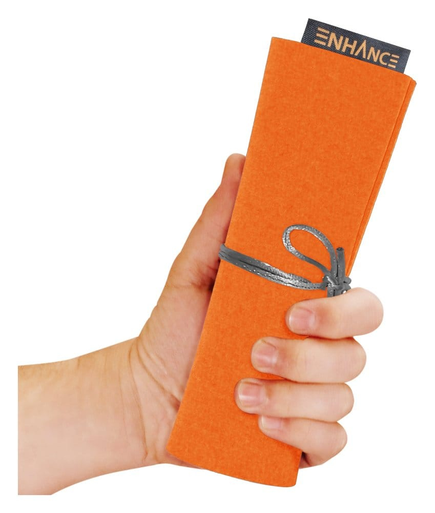 Enhance Tabletop Accessories Roll on a Scroll Dice and Rolling Mat Orange [3]