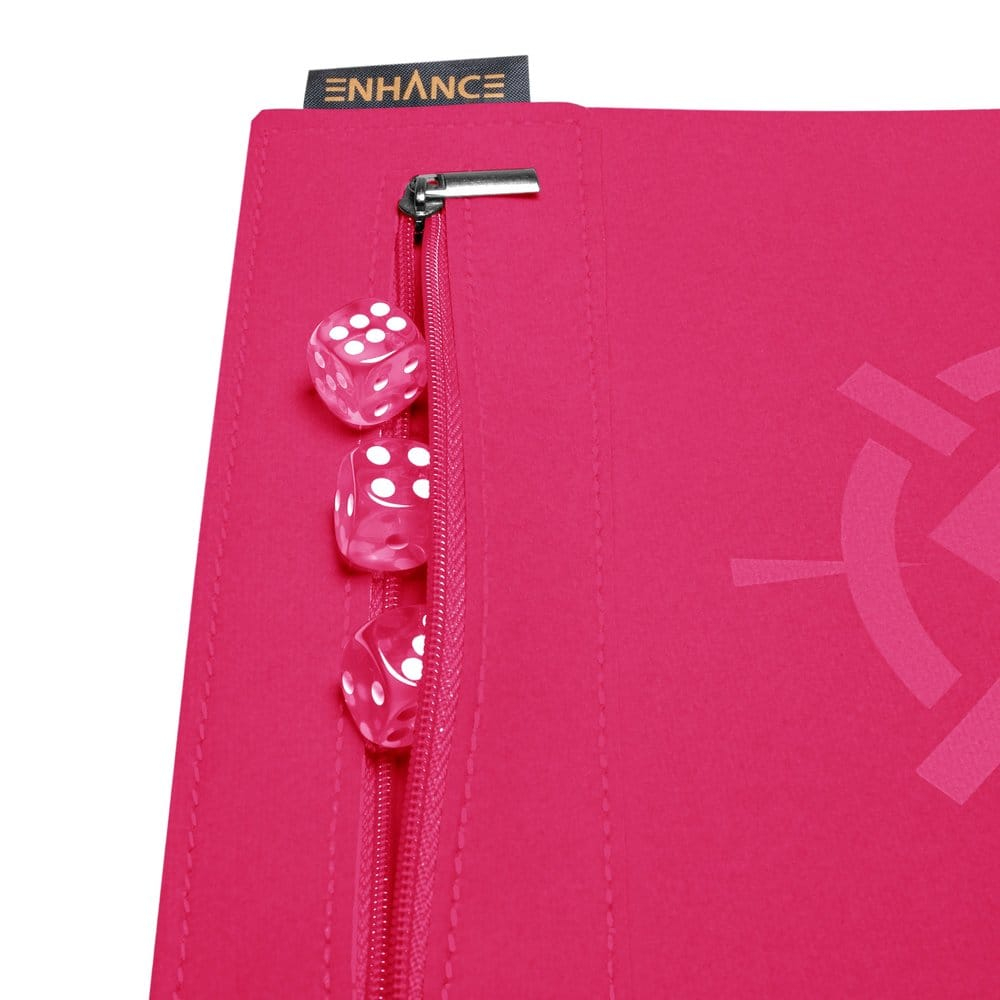 Enhance Tabletop Accessories Roll on a Scroll Dice and Rolling Mat Pink [2]