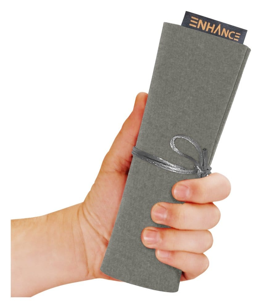 Enhance Tabletop Accessories Roll on a Scroll Dice and Rolling Mat Silver [3]