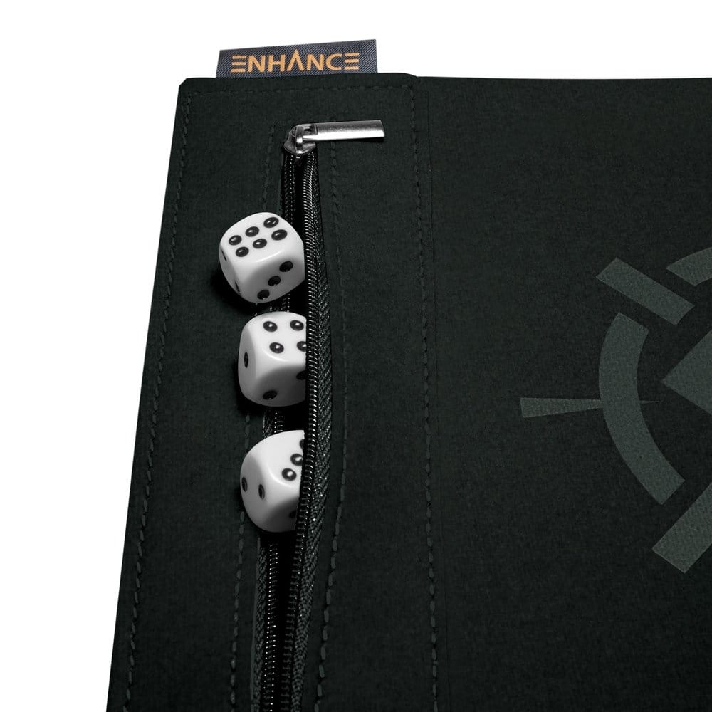 Enhance Tabletop Accessories Roll on a Scroll Dice and Rolling Mat White [2]
