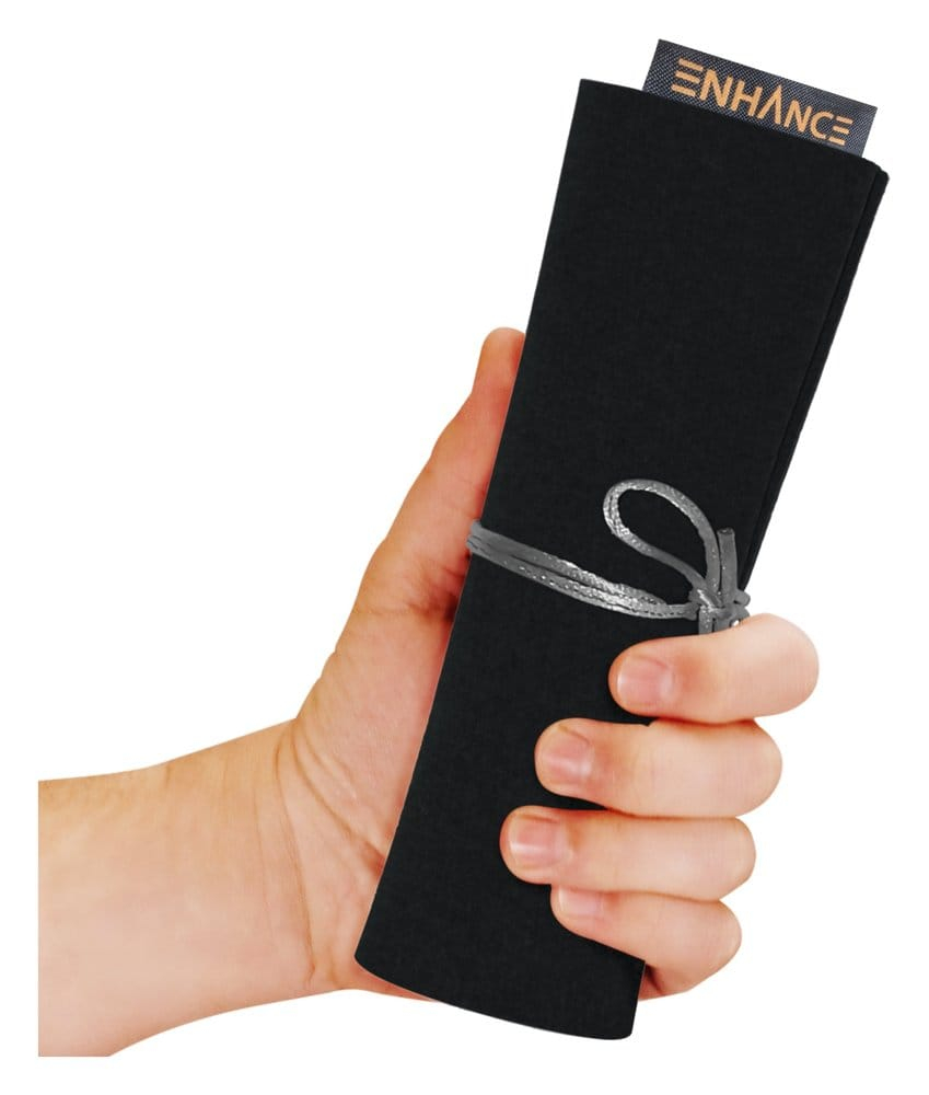 Enhance Tabletop Accessories Roll on a Scroll Dice and Rolling Mat White [3]