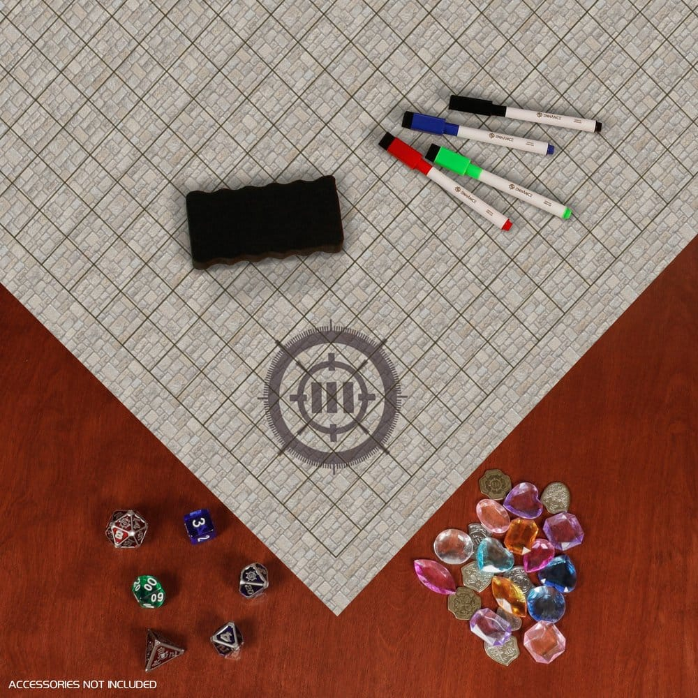 Enhance Tabletop Grid Mat Campaign Kit DnD beige [2]