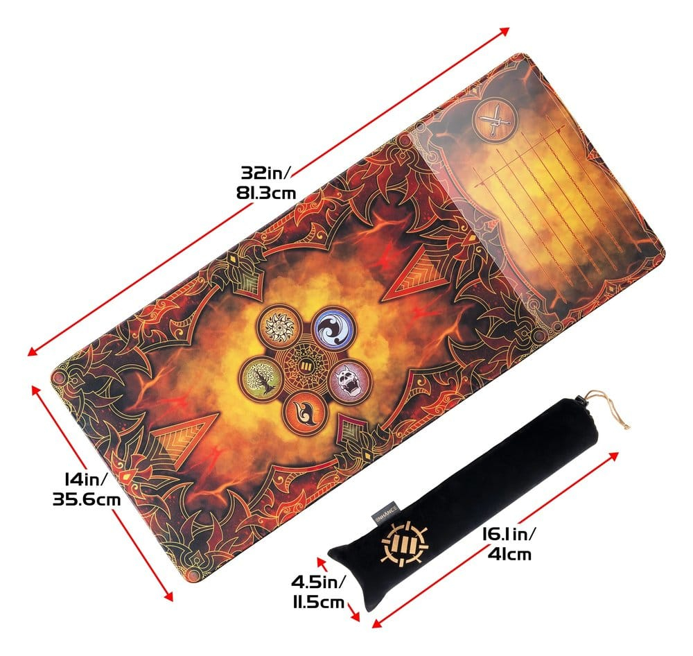 Enhance Tabletop Playmat Deluxe Edition with Duel Tracker 81 x 36 cm [4]