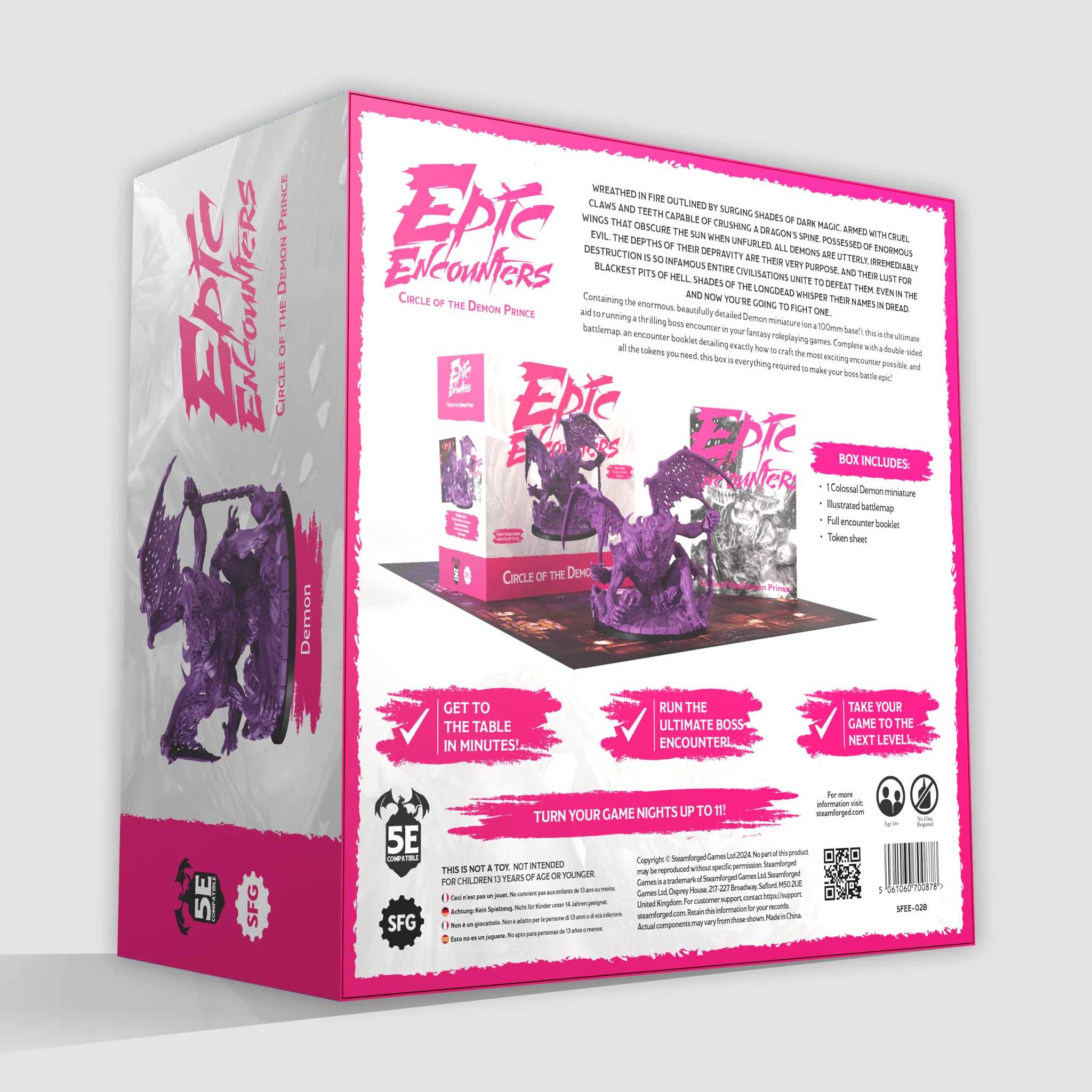 Epic Encounters – Circle of the Demon Prince (Aventura 5E + Miniatura Demon 100mm) [3]