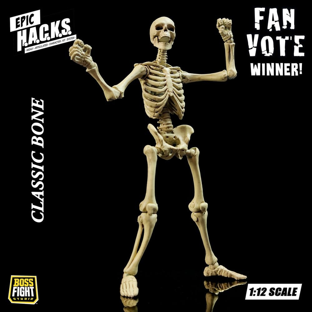 Epic &nbsp;H.A.C.K.S. Action Figure 1/12 Skeleton Blank Classic Bone [7]