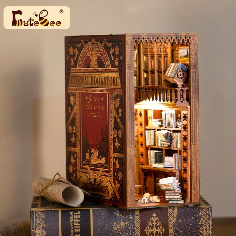 Eternal Bookstore - DIY Book Nook Kit cu LED [3]