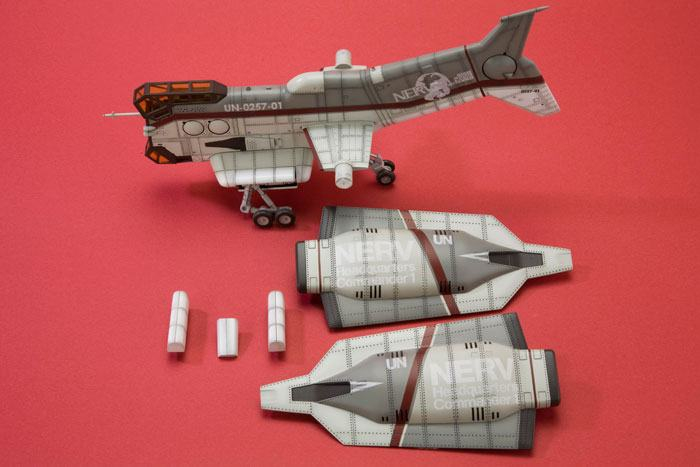 Evangelion: 3.0 Plastic Model Kit 1/100 Vertical Take-Off & Landing Aircraft YAGR-N101 (Reproduction) 19 cm [12]