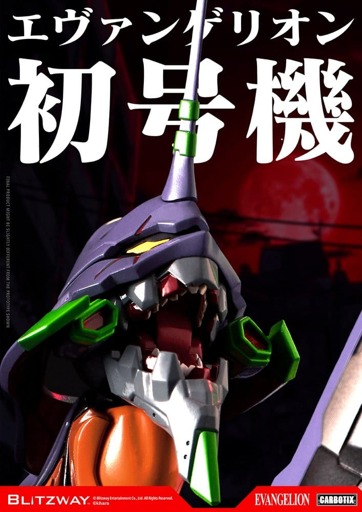 Evangelion Carbotix Action Figure Evangelion Unit-01 Test Type (DX Ver.) 33 cm [1]