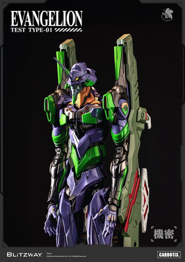 Evangelion Carbotix Action Figure Evangelion Unit-01 Test Type (DX Ver.) 33 cm [5]