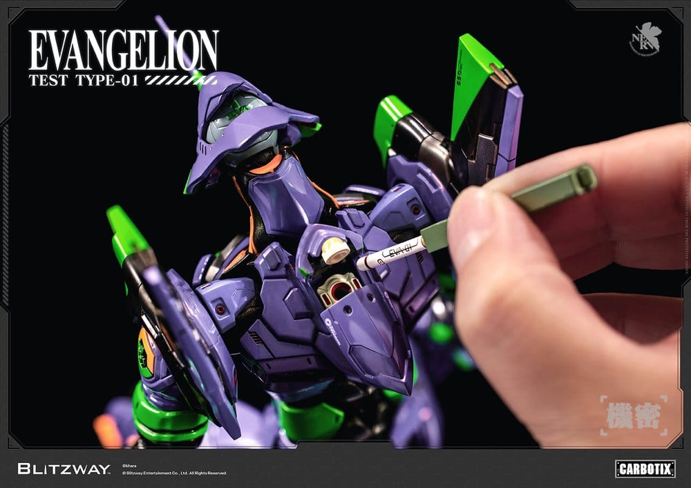 Evangelion Carbotix Action Figure Evangelion Unit-01 Test Type (Standard Ver.) 33 cm [12]