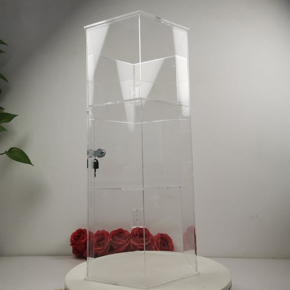 Evoretro 3-Tier Locking Acrylic Hexagon Display Tower [3]