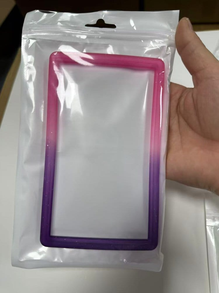 Evoretro Bumper for PSA Graded Card Slab Gradient Pink-Purple Glitter [4]