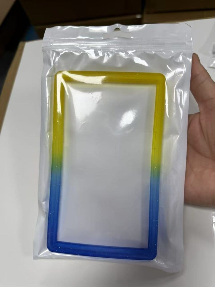 Evoretro Bumper for PSA Graded Card Slab Gradient Yellow-Blue Glitter [4]