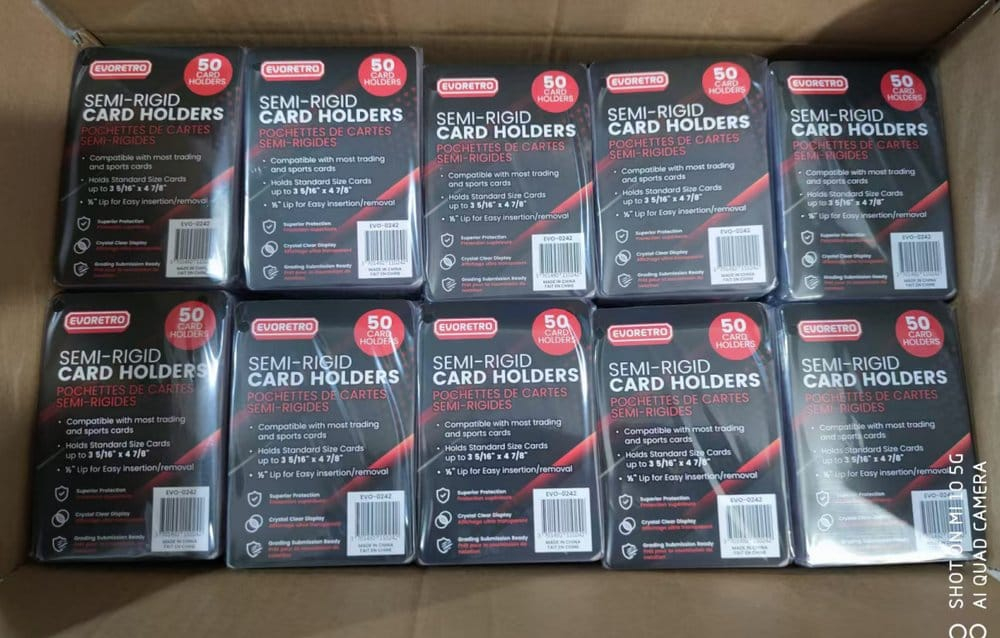 Evoretro Card Holders 200-Pack Semi-Rigid 8 x 12 cm [5]