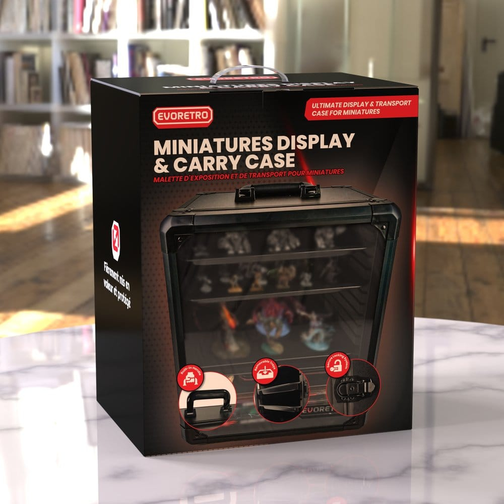 Evoretro Display and Carry Case for Collectible Figures and Models 45 x 37 cm [25]