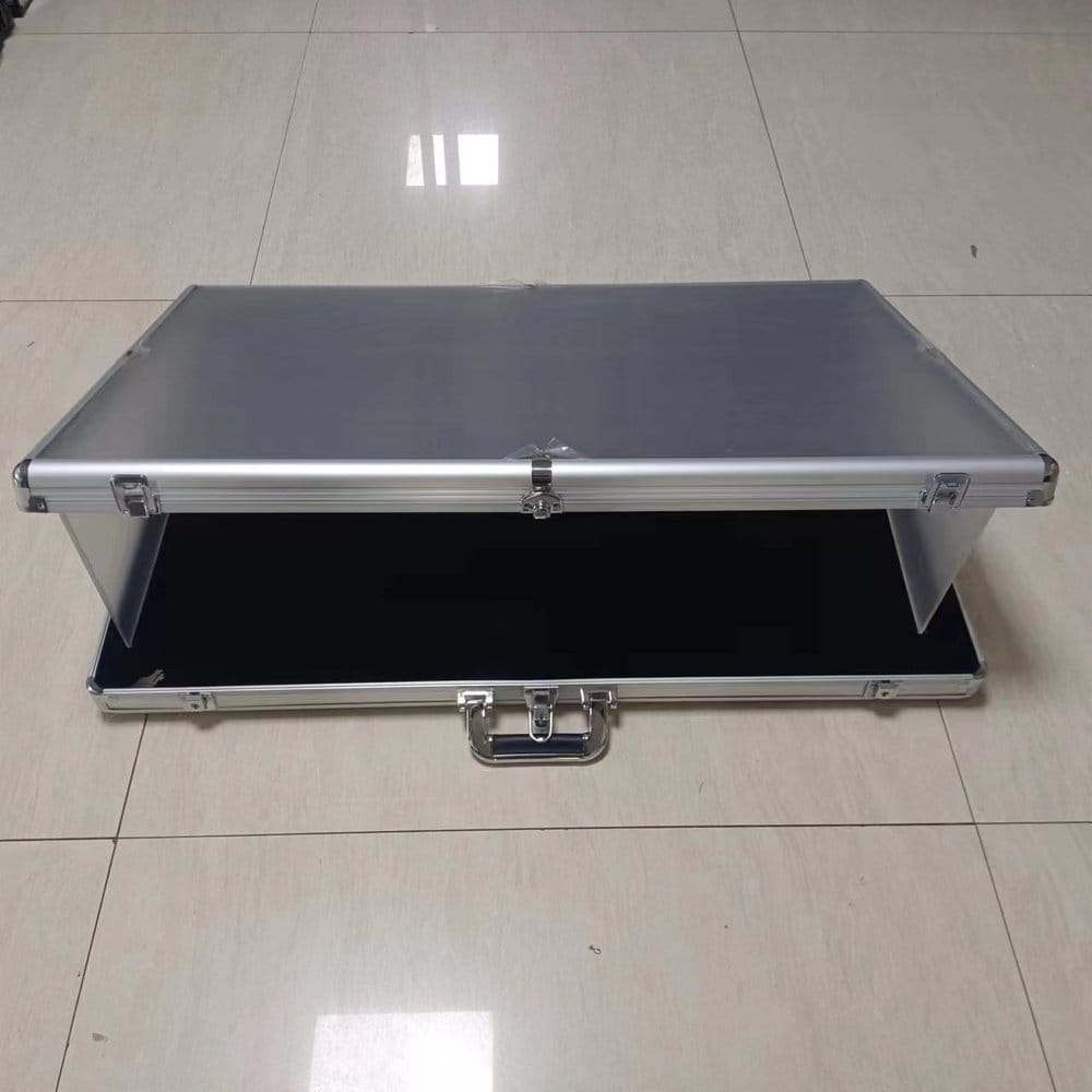Evoretro Display Showcase 91 x 61 cm Silver [2]