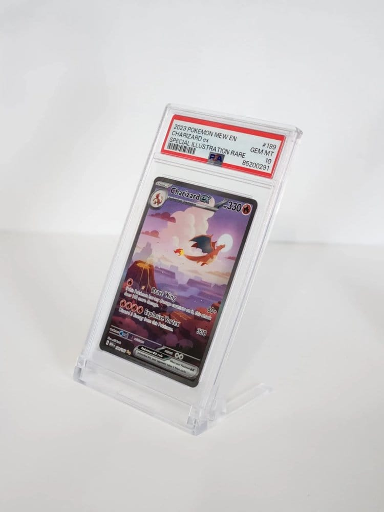 Evoretro Display Stands 5-Pack for Graded Cards Slabs Transparent [3]