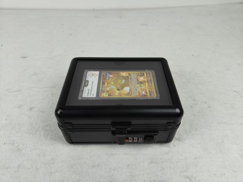 Evoretro Graded Card Display and Carry Case with Display Window Black [10]