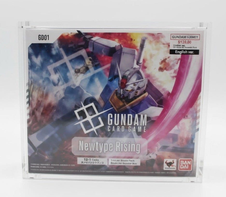 Evoretro Magnetic Acrylic Display Case for Gundam Card Game Booster Box Newtype Rising GD01 [4]