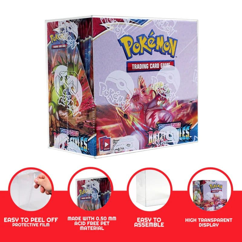 Evoretro PET Display Case Protector for Pokémon Booster Box (1-Pack) [6]