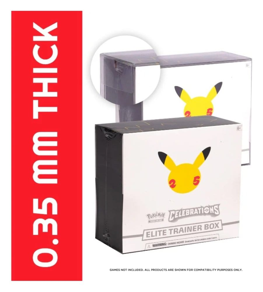 Evoretro PET Display Case Protector for Pokémon ETB (1-Pack) [7]