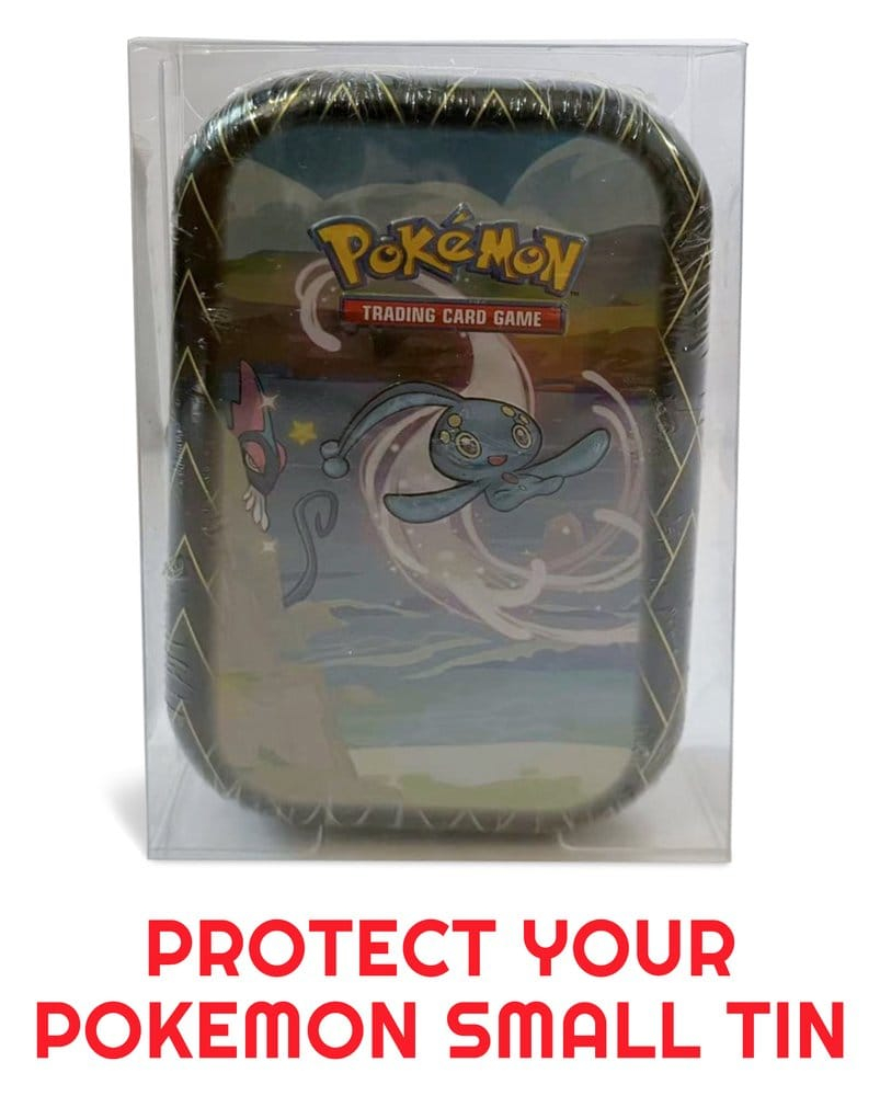 Evoretro PET Protectors 5-Pack for Pokémon Small Tins 8x3x13cm [5]