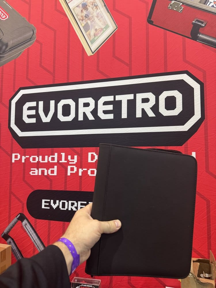 Evoretro Topload Cards Binder 2x2 160 Cards Black 24.4 x 19.1 cm [2]
