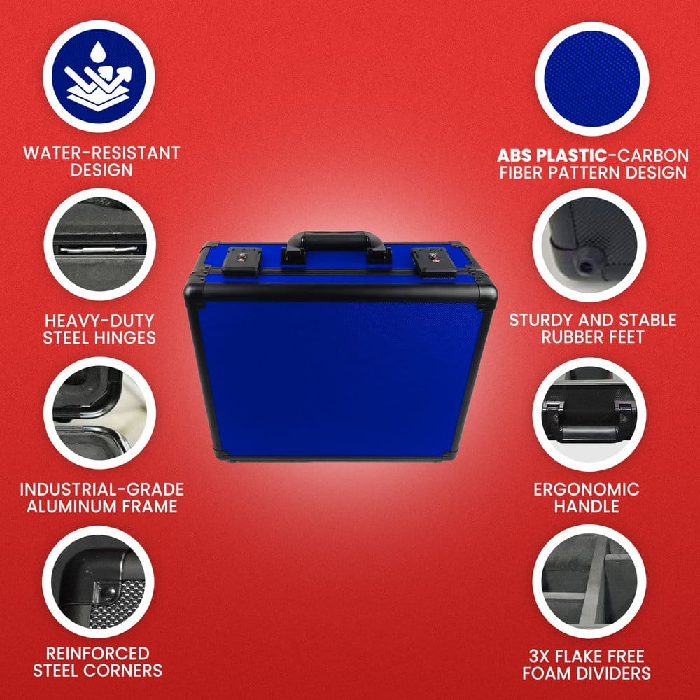 Evoretro Trading Card Storage Box for 120 Cards XL Blue [3]