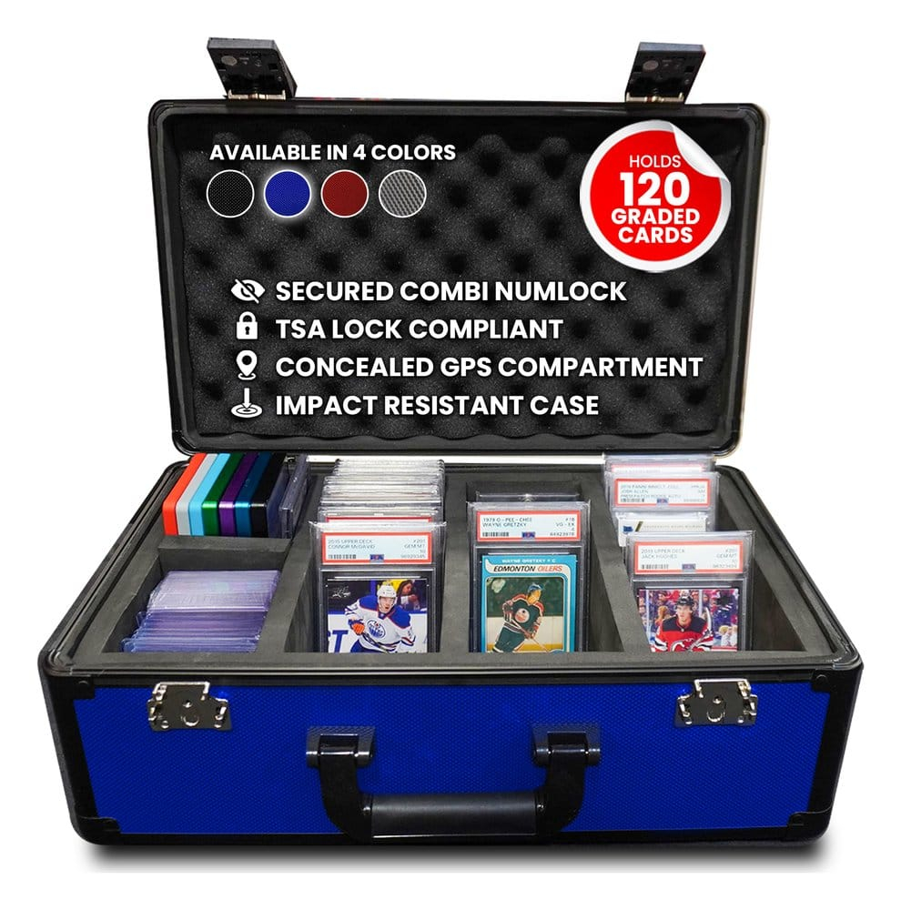 Evoretro Trading Card Storage Box for 120 Cards XL Blue [9]