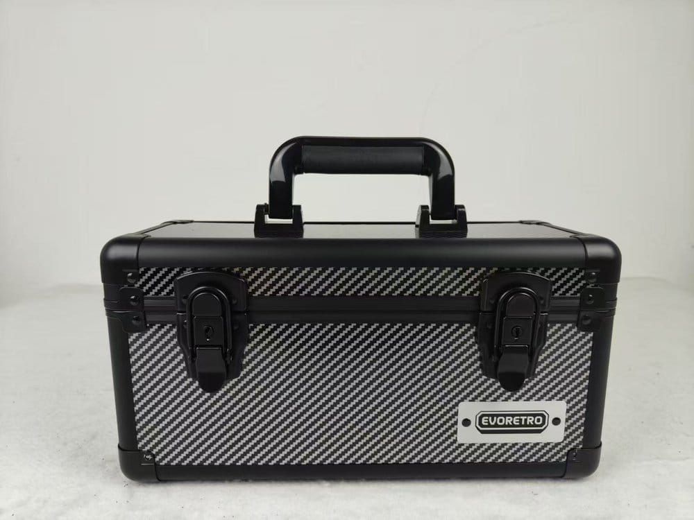 Evoretro Trading Card Storage Box for 15 Slabs Gray 33.9 x 13.4 cm [5]