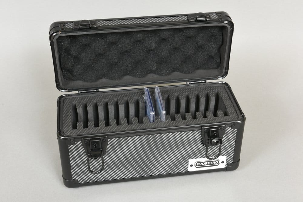 Evoretro Trading Card Storage Box for 15 Slabs Gray 33.9 x 13.4 cm [17]