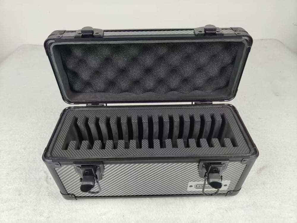 Evoretro Trading Card Storage Box for 15 Slabs Gray 33.9 x 13.4 cm [11]