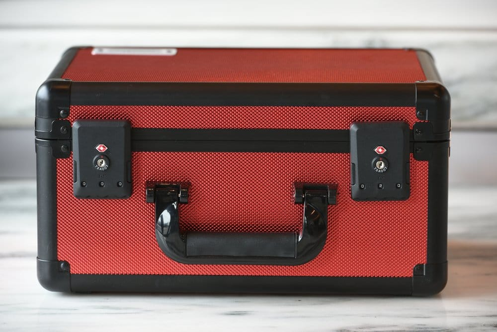 Evoretro Trading Card Storage Box for 90 Cards X Red [10]