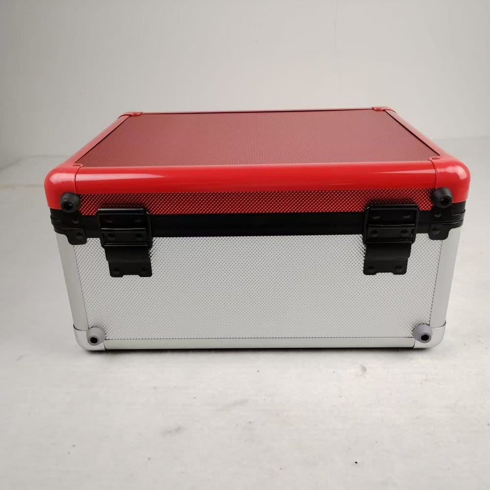 Evoretro Trading Card Storage Box for 90 Cards X Red and Silver [3]