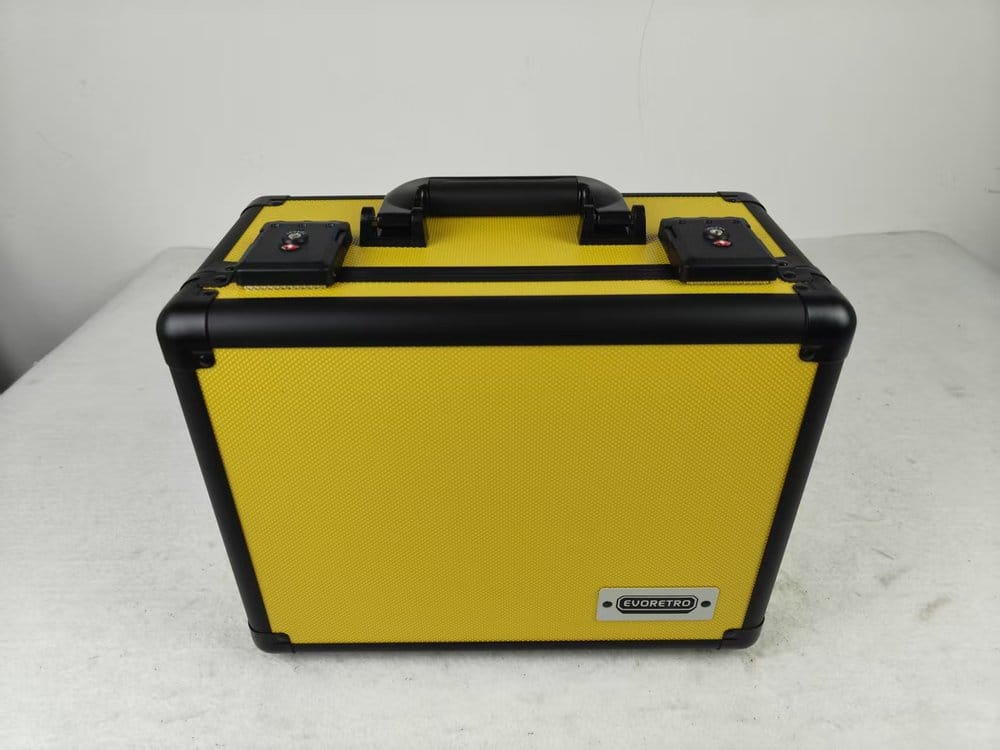 Evoretro Trading Card Storage Box for 90 Cards Yellow [3]