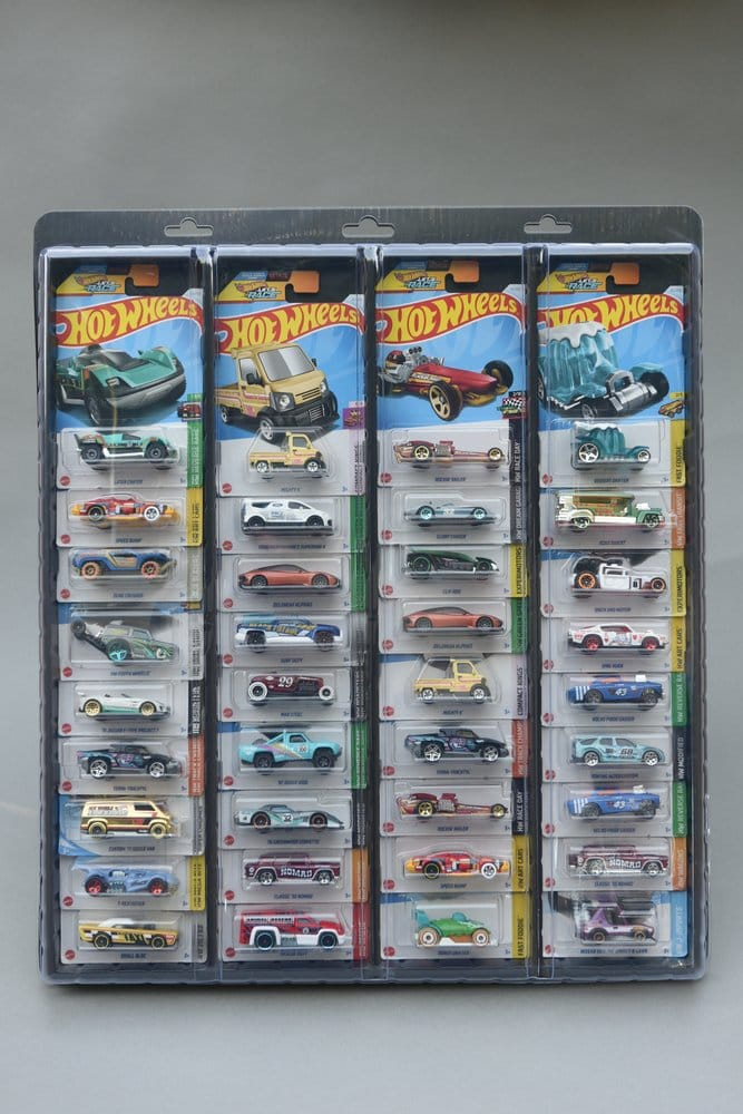 Evoretro Wall Display for 32 Carded Diecast Cars 3-Pack [3]