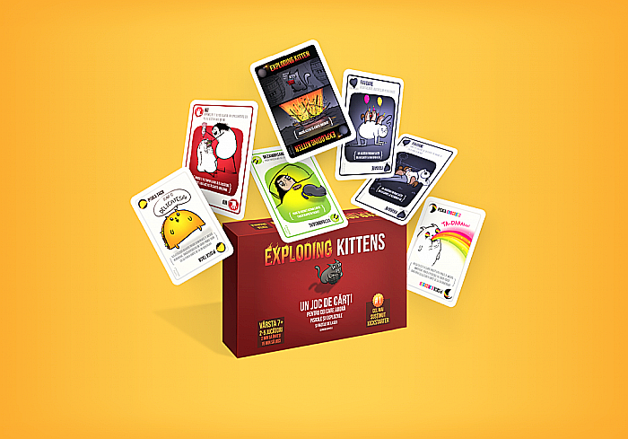 Exploding Kittens - varianta in limba romana [2]