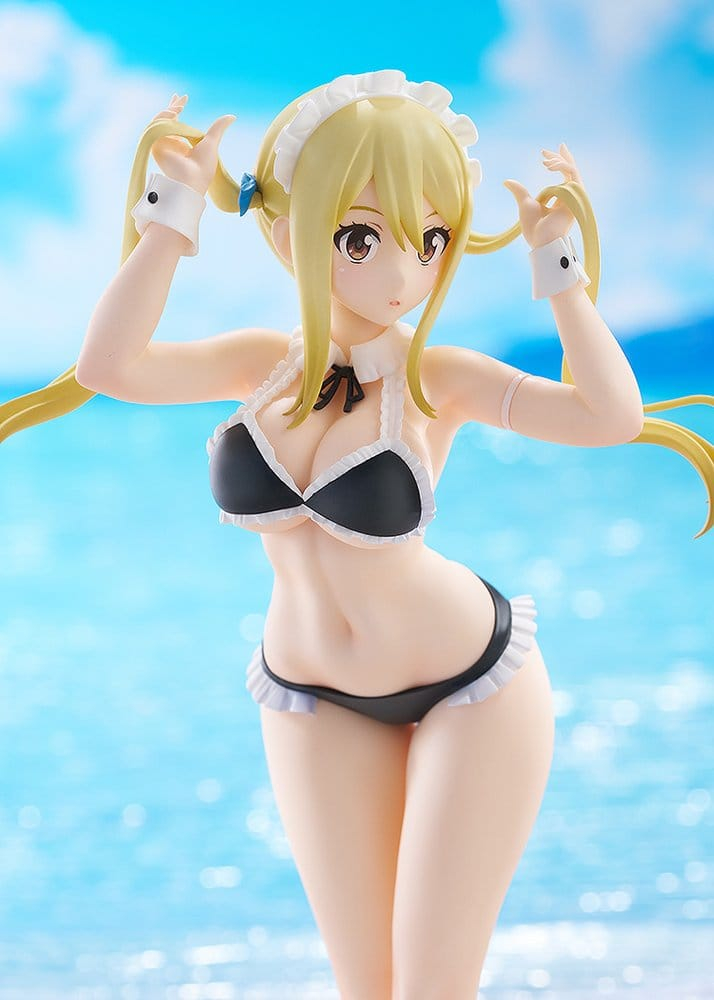 Fairy Tail 100 Years Quest Beach Queens Pop Up Parade PVC Statue Lucy Heartfilia: Virgo Form Swimsuit Ver. L Size 23 cm [5]