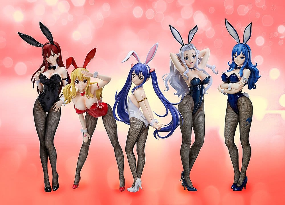Fairy Tail PVC Figure 1/4 Wendy Marvell: Bunny Ver. 42 cm [8]