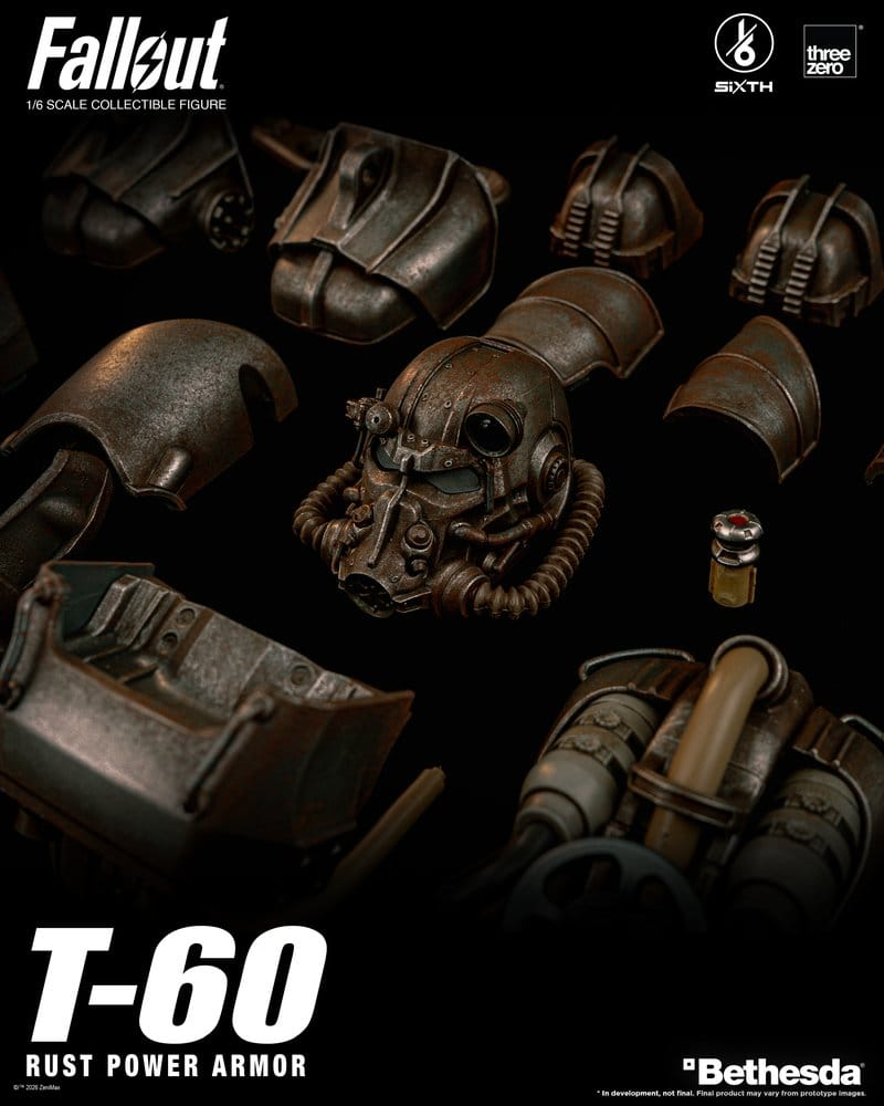 Fallout Action Figure 1/6 T-60 Rust Power Armor [8]