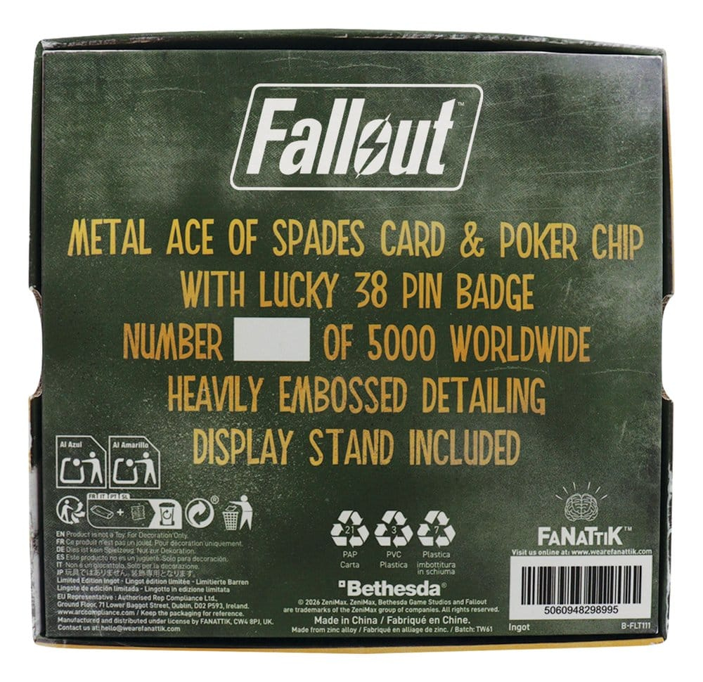 Fallout: New Vegas Replica Lucky 38 Imitation Gold Casino Set Limited Edition [3]