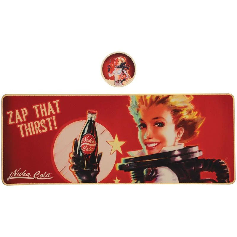 Fallout Nuka-Cola Desk Pad XL + Coaster [2]