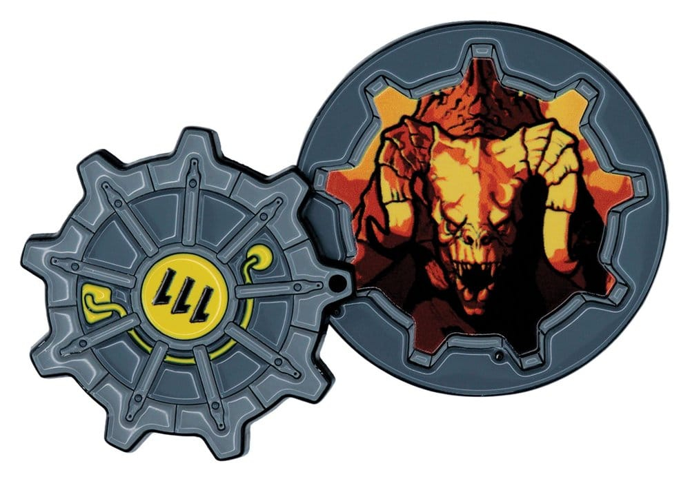 Fallout Pin Badge Vault Door 111 Limited Edition Hinged [4]